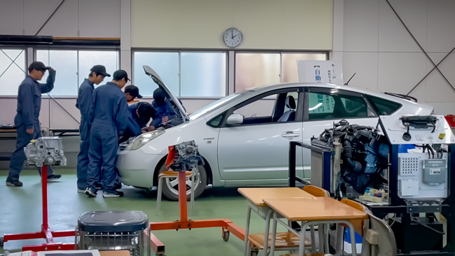 北陵高校交通サービス科自動車エンジニアコース1