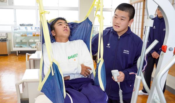 北陵高校生活教養科福祉コース1