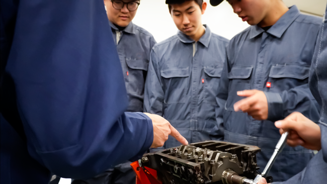 北陵高校交通サービス科自動車エンジニアコース2