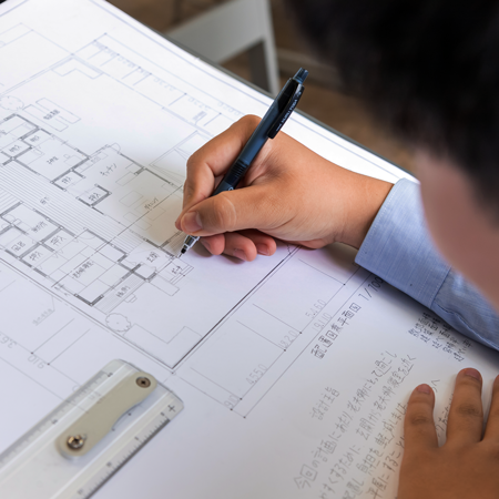 北陵高校建築科実習