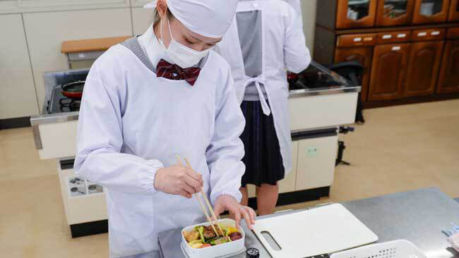 北陵高校生活教養科子ども・フードコース
